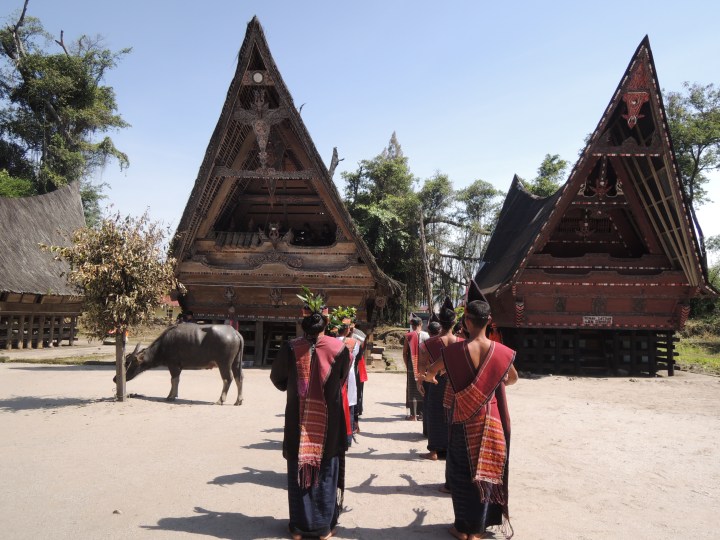 Welcoming dance in Tuk Tuk Village