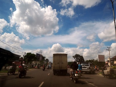 Street view of Palembang