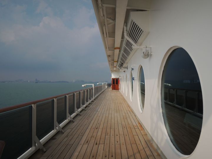 Costa Atlantica viewing deck