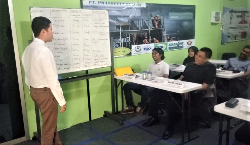 Pelatihan SMK3 PP 50 tahun 2012, Prashetya Quality, ASPI, 2019