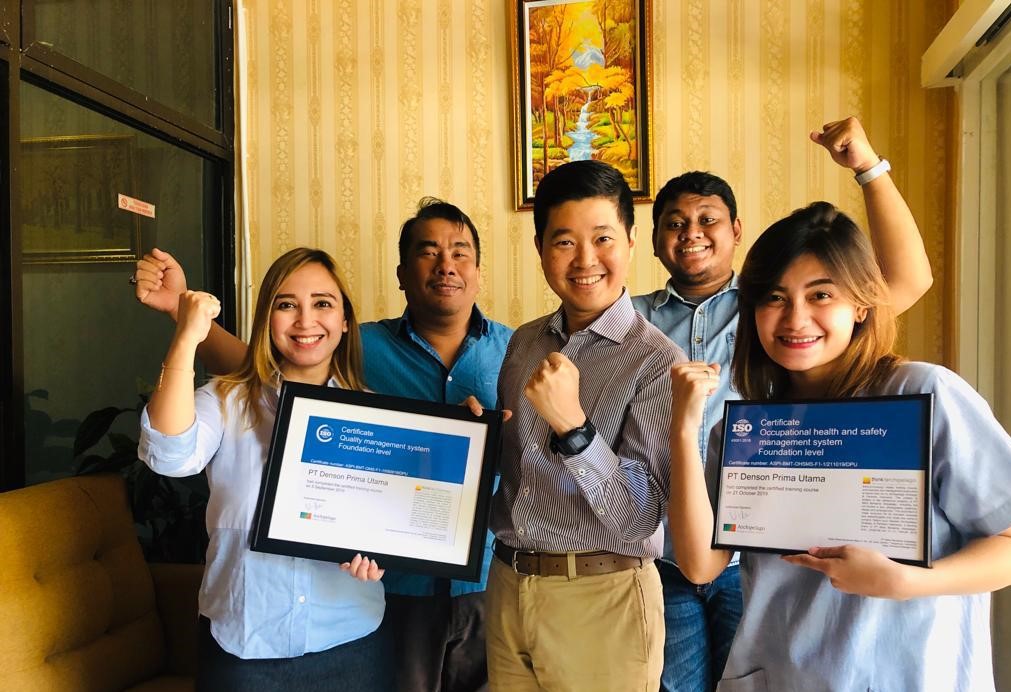 ASPI certified training course ISO 9001 and 45001, DPU, November 2019