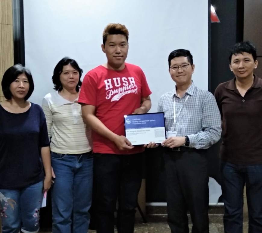 QMS foundation level certificate handover, ASPI