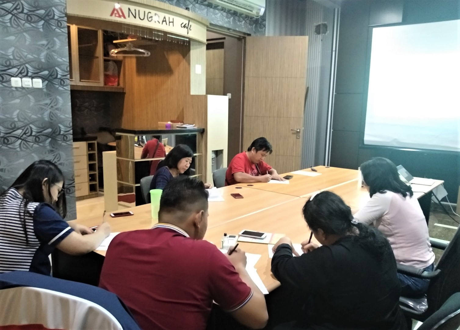 ISO 9001 foundation level training at PT Anugrah Metalindo Abadi, 2019.